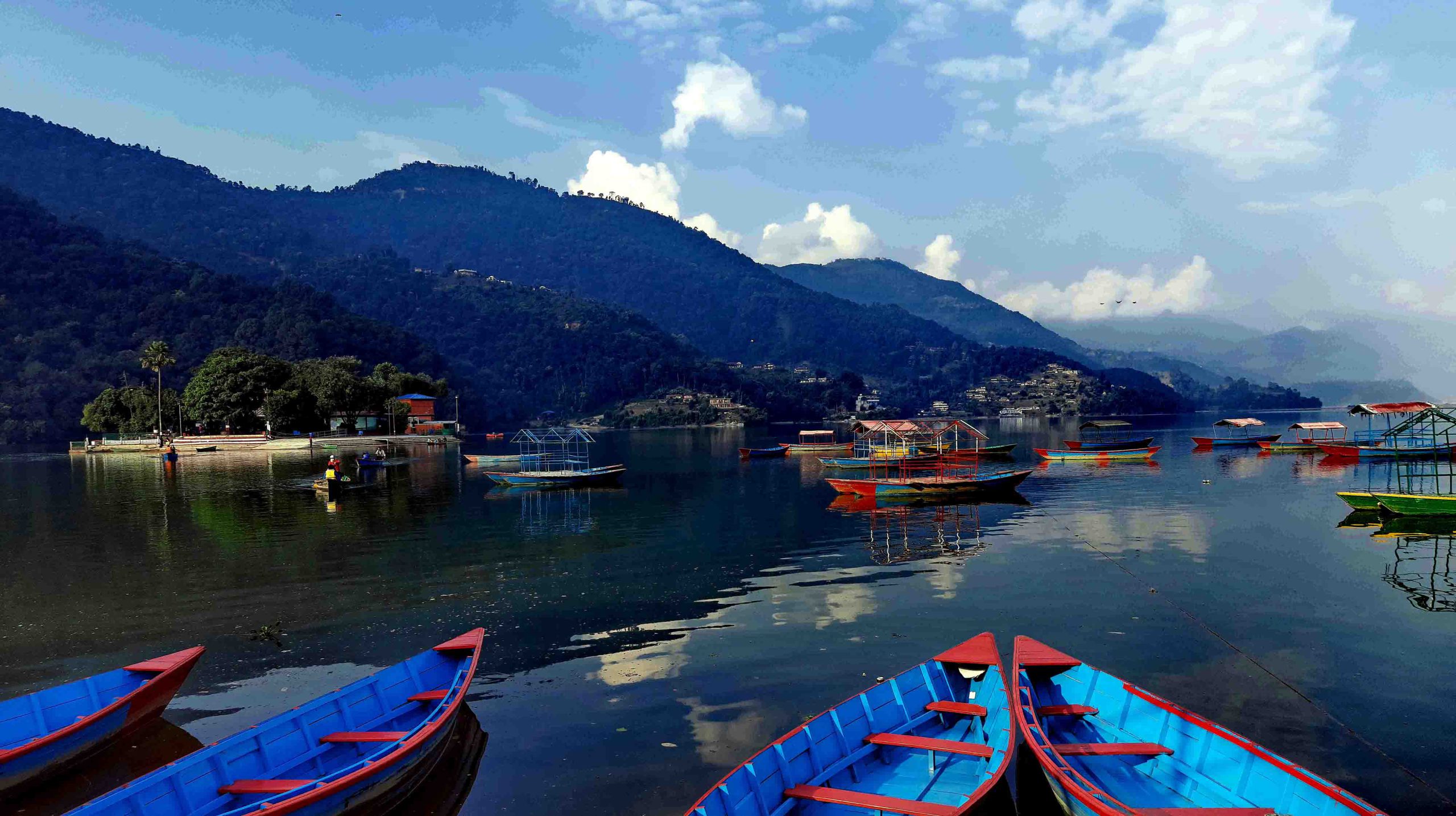 Fewa Lake in Pokhara